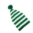 thumbnail image 2 of Gorro de punto navideño,Gorro de punto navideño con pompón para fiesta,Gorros de Papá Noel,tocados,livianos,lindos y decorativos,Gorro de crochet cálido para invierno,regalo Verde y, 2 of 8