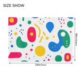 thumbnail image 4 of Yayeee Bath Rug for Bathroom Floor Non Slip Contour Fluffy Soft Absorbent Mat, 20"x24", Colorful Round, 4 of 7