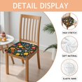 thumbnail image 2 of Pioneer Flower Seat Covers for Dining Room Chairs Set Of 6,Stretch Printed Washable Chair Seat Cover with Elastic Ties and Button,Removable Waterproof Couch Cushion Covers, 2 of 6