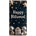 thumbnail image 2 of Golden Glitter Happy Retirement Celebration Banner for Retirement Party Indoor Outdoor Decoration Event, 2 of 8