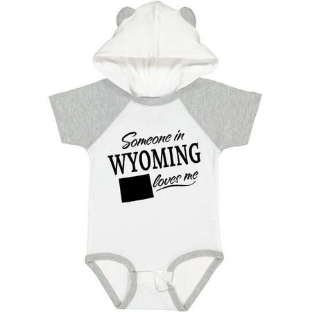 

Inktastic Someone in Wyoming Loves Me Gift Baby Boy or Baby Girl Bodysuit