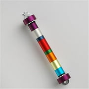Judaica Kingdom CA-MZ-R08 Metal Handmade Rainbow Mezuzah