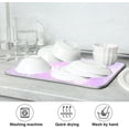 thumbnail image 7 of GZHJMY Purple Star Dish Drying Mat for Kitchen Counter,Super Quick Absorbent Composite Sponge Dish Drying Pad,Heat Resistant Non-Slip Rack Tableware Mat (16x18Inch)for Dishes Coffee Machine Dish Rac, 7 of 7
