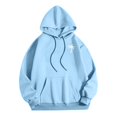 thumbnail image 4 of WILLBEST Sudaderas Navideñas para Hombre y Mujer, Suéter con Estampado De Cocoteros De Color Liso para Otoño e Invierno, Suéter con Capucha De Manga Larga y Bolsillo Grande, 4 of 4