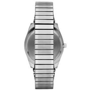 GEORGE Mens Watch: Silvertone Case, White Easy Read Dial, Silvertone Expansion Band (FMDOGE001)