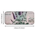thumbnail image 5 of ONETECH Vintage Flowers Lavender Provence Purple Floral Retro French Country Stamp Decor Square Door Mat Indoor Outdoor Front Bathroom Mats Felt for Home Entrance Outside Entry 19.68*47.24 in, 5 of 6