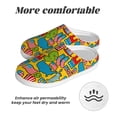 thumbnail image 6 of Picia America Symbols for Women's Lamb-hug Comfy Fleece House Slippers Memory Foam, Slip-on House Shoes Indoor Outdoor-44/45, 6 of 7
