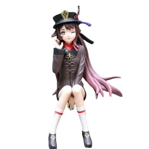 Figura de anime de juguete Genshins Impacts Hu Tao, 19 cm, PVC, coleccionable
