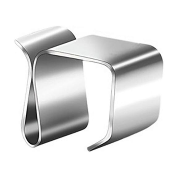 WINDLAND 50pcs Metal Gutter Clips Heavy Duty Metal Hangers for Christmas Light Display