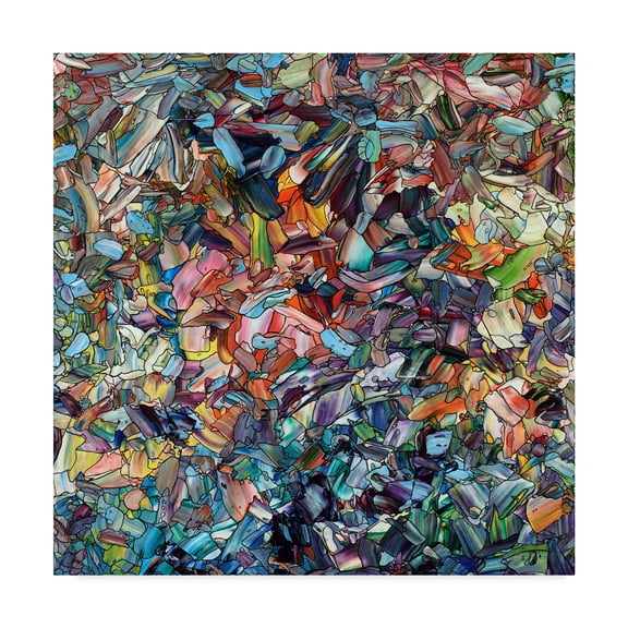Trademark Fine Art 'Fragmenting Heart' Canvas Art by James W. Johnson