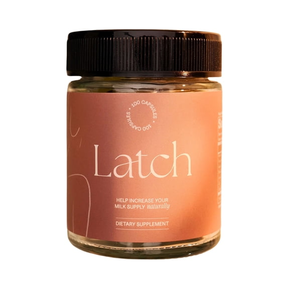 Latch Moms SupplyBoost  Breastfeeding Supplement, 100 Count