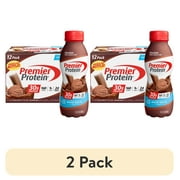 (2 pack) Premier Protein Shake, Chocolate, 30g Protein, 11.5 fl oz, 12 Ct