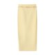 thumbnail image 3 of HH TRAF Conjunto de moda para mujer, camiseta sin mangas con escote en V amarillo y botonadura sencilla + falda con cinturón y bolsillo de cintura alta, traje de verano para mujer a la moda, 3 of 5