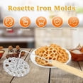 thumbnail image 4 of AutéNtico Molde para BuñUelos con Manejar de Madera - Roseta de Aluminio para Hacer Galletas y Hacer BuñUelos Perfectamente Crujientes, 4 of 5