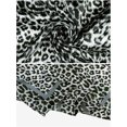thumbnail image 4 of INSPIRE CHIC Women Leopard 35" Large Square Scarves Silky Satin Shawl Head Wrap Neck Scarf 90x90cm Grey, 4 of 6