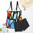 thumbnail image 5 of AOOCHASLIY Clearance 2022 Hot Sales 2022 Popular Women's Trendy Bikini Set Swimsuit Two Piece Printing Sling Swimwear Beachwear, 5 of 8