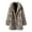 Z4-Khaki, variant on Womens Leopard Fuzzy Jacket Long Sleeve Zipper Hooded Thick Warm Jacket Winter Streetwear Coats Outerwear with Pocket Multicolor L