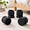 Black-4" Height 3" Actual Rise, variant on Brown 4" Height 3" Actual Rise Heavy Duty Solid Wood Furniture Risers
