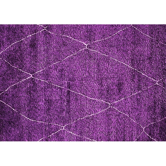 Ahgly Company Indoor Rectangle Oriental Pink Industrial Area Rugs, 6' x 9'