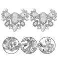 thumbnail image 3 of MasteelfCA 1 Pair Butterfly Shoe Clips Rhinestone Shoe Clips Wedding Bridal Shoe Decorations, 3 of 7