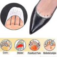 thumbnail image 4 of 3 Pairs Ballet Silicone Toe Caps Ballet Pointe Pads Toe Sleeves Tip Protector Half Full Toe Protection Protector, 4 of 5