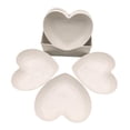 thumbnail image 3 of Platos en forma de corazón, platos para servir frutas, decorativos, plato de corazón, bandeja para servir el día de San Valentín, para dulces, nueces, Blanco, 3 of 10