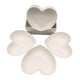 thumbnail image 3 of Platos para servir frutas Platos decorativos en forma de corazón para dulces Galletas Frutas Blanco, 3 of 9