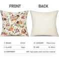 thumbnail image 5 of Fall Pillow Covers 20x20 inch Set of 2 Pumpkin Maple Leaf Flower Decorative Throw Pillow Covers Autumn Thanksgiving Farmhouse Decoration for Home Couch, 5 of 6
