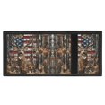 thumbnail image 4 of CHAQLIN US Flag & Deer Head with Leaf Camouflage Pattern Children's Wallet for Sports, Elastic Polyester Trifold Card Wallet with Easy to Access Large Capacity Kids Trifold Wallet, 4 of 7