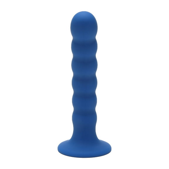 Me You Us Ripple 5.5" Silicone G-spot Dildo, Blue
