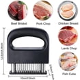 thumbnail image 4 of Meat Tenderizer, 48-pin Stainless Steel Sharp Steak Tenderizer, Tenderizing Steak Needle, Meat Tenderizer Kitchen Gadgets, 4 of 5