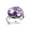 Multi 4, variant on Purple Lavender Gold Marble Texture Stainless Steel Rings for Women, Open Adjustable Ring Promise Ring Jewelry Gifts