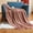 Dust Rose, variant on Fennco Styles Modern Blue Waffle Knit Throw Blanket, 50" x 60"