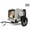 Black Gray, variant on Harmie Pet Bike Trailer for Bicycle Hauling Black Dark Gray Steel Frame Quick Hitch Outdoor Travel Cart Foldable Frame