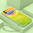 thumbnail image 1 of Funda de teléfono con diseño de caja de condón Sexy para iPhone 14, 13, 12, 11 Pro Max, Mini, X, XR, XS, MAX, SE20, 8, 7 Plus, con correa de mano Fivean unisex, 1 of 2