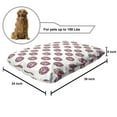 thumbnail image 2 of Pastry Pet Bed, Donuts Strawberry Sprinkles Dessert Yummy Delicious Bakery Goods, Resistant Pad for Dogs and Cats Cushion with Removable Cover, 24" x 39", Pale Fuchsia and Sand Brown, by Ambesonne, 2 of 4