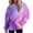Purple, variant on Bovemsi Sweatshirt for Women Large Hoodie With Gradient Print Plus Size Long Sleeved Sweater Pullover Autumn Pocket Clothes Comfort Hoodie