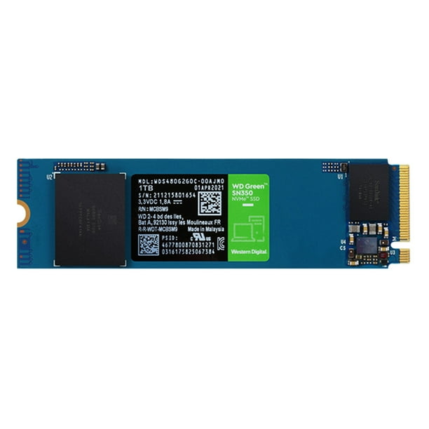 WD Green SN350 1TB SSD NVMe Unidad de estado sólido M.2