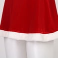 thumbnail image 6 of YiZYiF Womens Flannel Faux Fur Trim Mini Skirt Christmas Party Fancy Ball Costume, 6 of 7