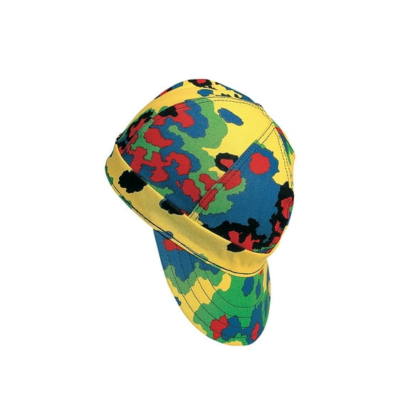 Mutual Industries 7340-0-0 Kromer Multi Camo Style Welder Cap, Cotton, Length 5", Width 6"
