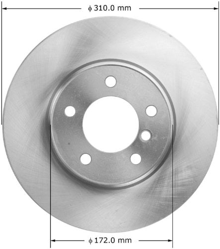 Bendix PRT6080 Premium Brake Rotor