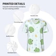 thumbnail image 4 of Balery Kawaii Frogs Baseball Jersey for Men Casual Button Down Shirts Short Sleeve Active Team Sports Uniform-4X-Large, 4 of 9