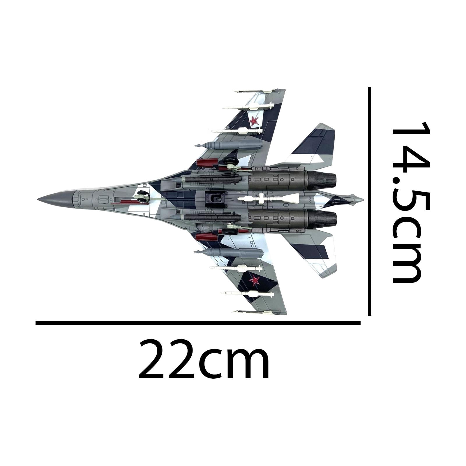 amagogo 1/100 Russian SU35 Fighter Alloy Diecast Plane Kids toys Model Kids Toys Fighter