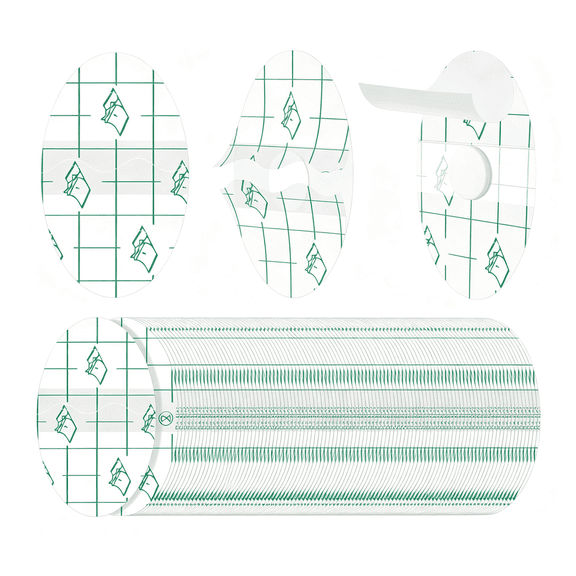 XIRQI 120Pcs Disposable Baby Ear Cover for Shower Plug Waterproof Protector Newborn Sticker Cotton Ball Baby Shower Cap Ear Protection for Kid Showering Surfing Snorkeling Other Water Sport(Green)