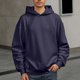 thumbnail image 1 of MHFRRA Sudadera Básica para Hombre, Sudadera Holgada con Capucha, Chaqueta para Hombre, Tops Marina de guerra, 1 of 4