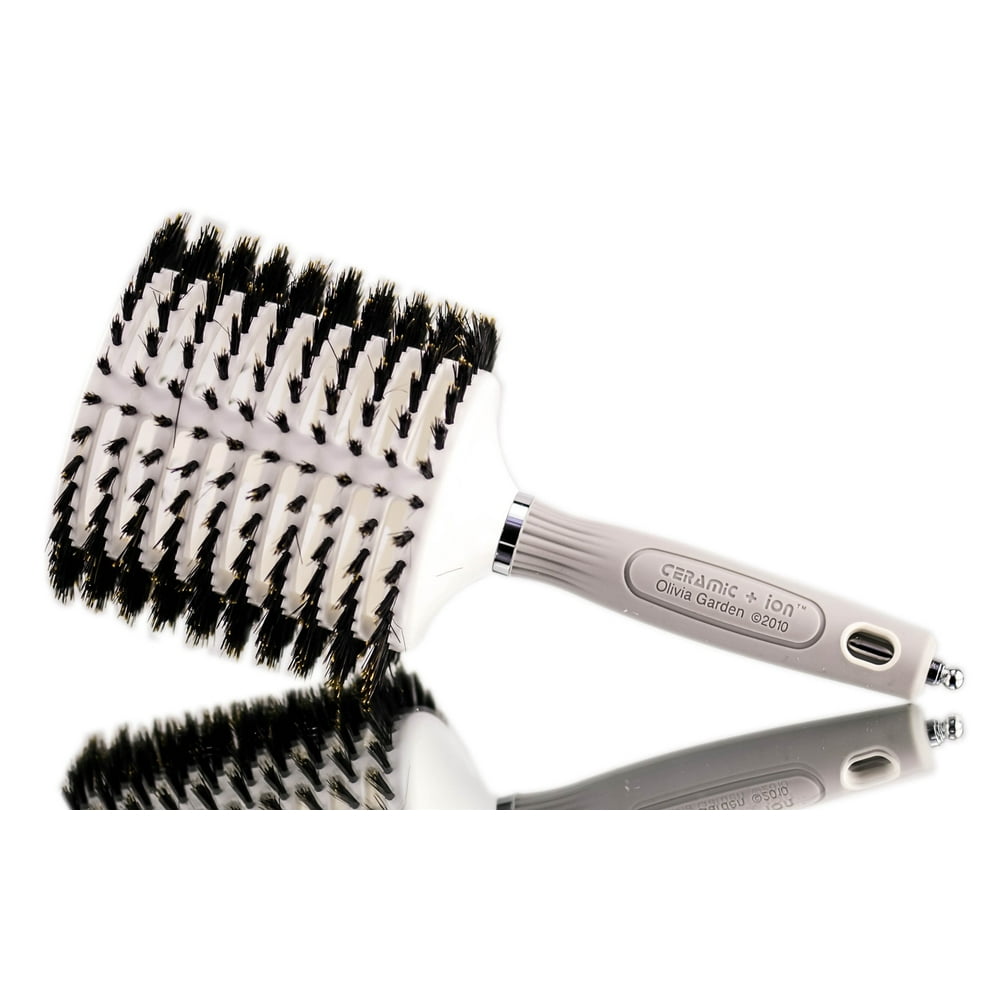 Olivia Garden Olivia Garden Ceramic Ion Boar Round Hairbrush Option CIMega 41/2
