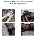 thumbnail image 4 of Qarigey Mujer Guantes Encaje Tul Transparente Puntos Negros Guantes Decoración para Fiesta Boda guantes y mitones D Qarigey AP000748-04, 4 of 6