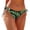 Green, variant on Women's Tie Side Swimsuit Bikini Bottom Swim Panty Women Bikini Swim Pants Shorts Bottom Swimsuit Swimwear Bathing Black XXL