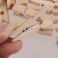 thumbnail image 3 of 100 Pcs Pinces à Linge en Bois Naturel 3.0*0.4cm, 3 of 6