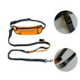 thumbnail image 2 of COOPHYA 1Ensemble Laisse pour Chien en Polyester Orange avec Sac de Taille pour Randonnée et Course 11.8x3.9x1.8in, 2 of 8